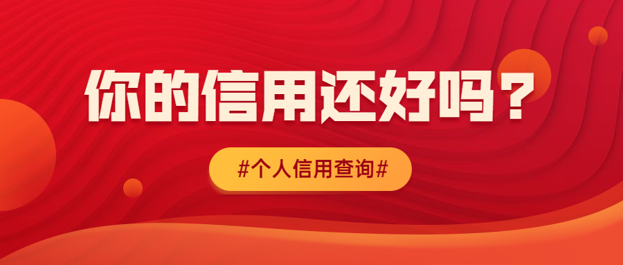 个人信用查询